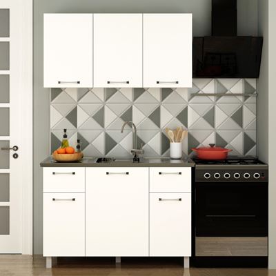 K006 - KITCHEN CABINET WITH SINK 120 CM